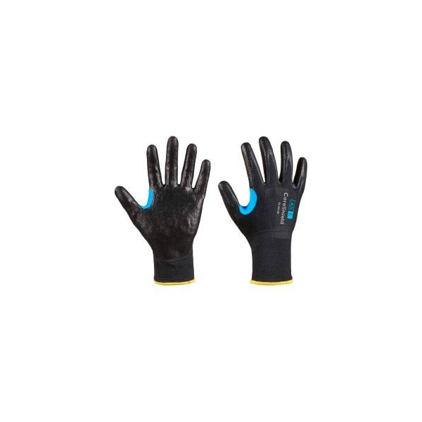 Coreshield, 13 Gauge Hppe/Stainless Steel Black Liner, Smooth Nitrile Black Coating, A5/E 4X42E A5
